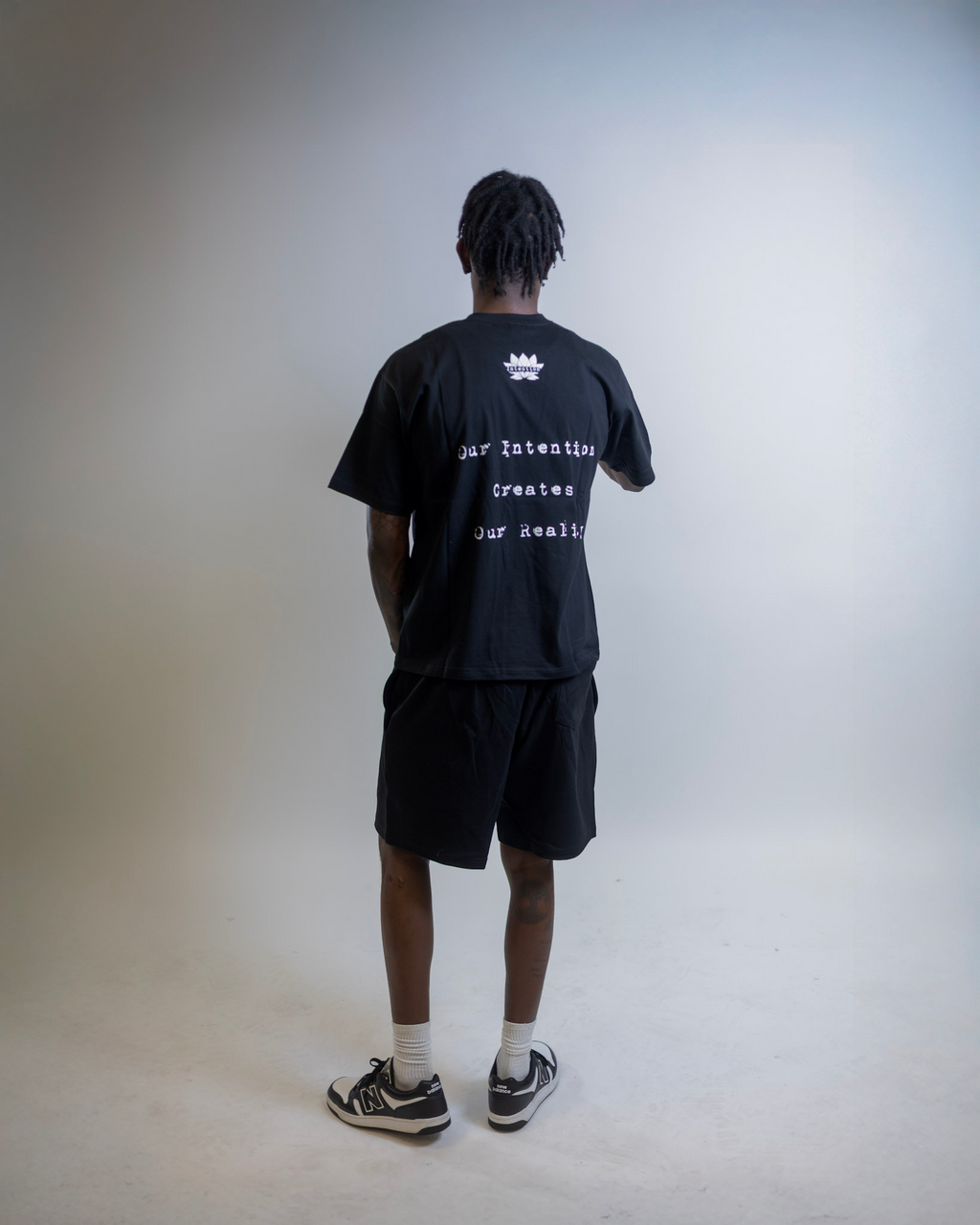 Classic Intention Sweat Shorts - Black
