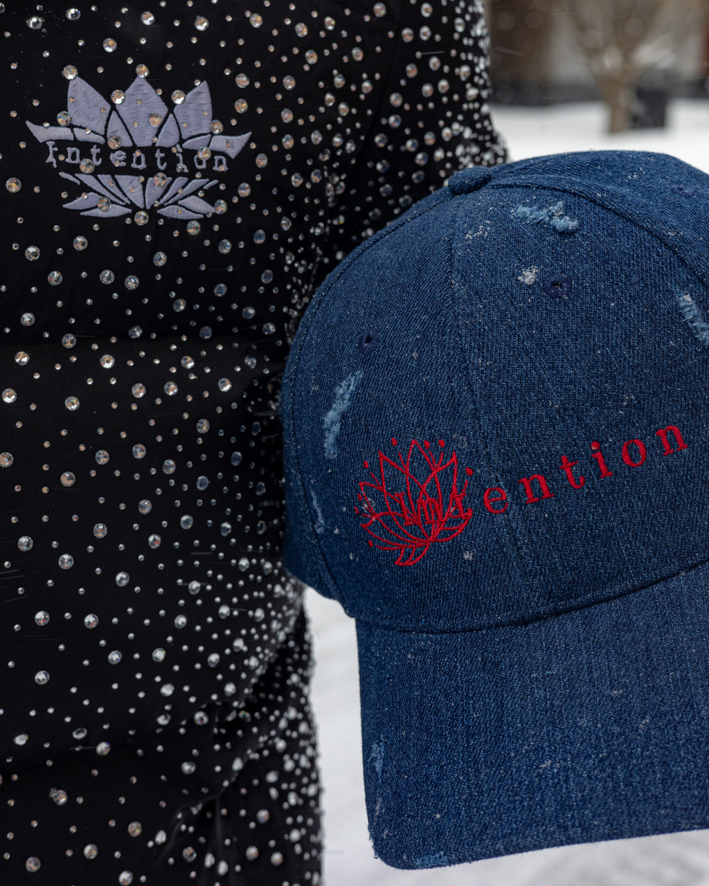 L4A Intention Distressed Denim Hat